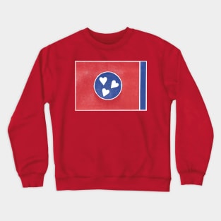 TN Love Tennessee State Flag Crewneck Sweatshirt